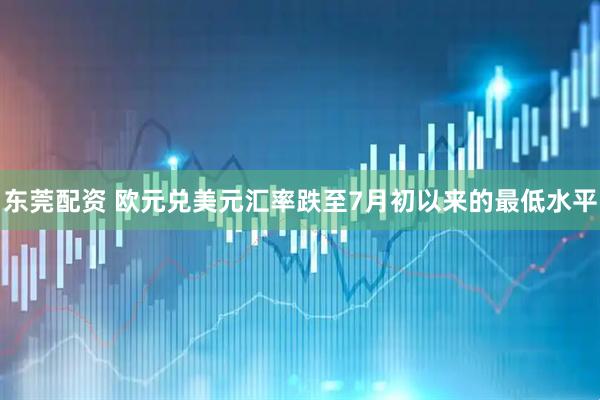 东莞配资 欧元兑美元汇率跌至7月初以来的最低水平